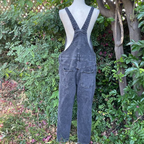 OLD NAVY Denim O.G. Jean Overalls Workwear Black-Wash Size 16 - Picture 4 of 11